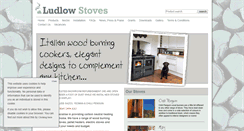Desktop Screenshot of ludlowstoves.co.uk
